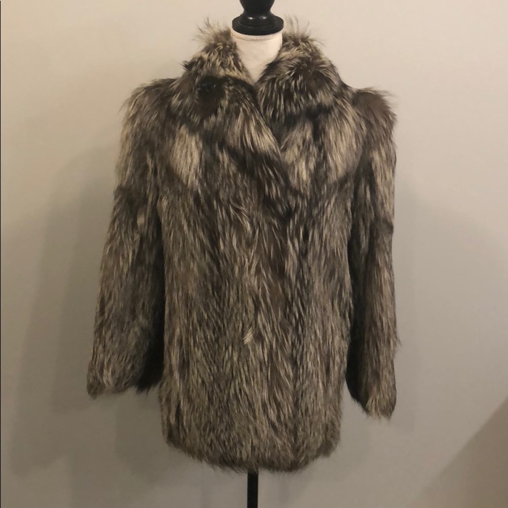 Marvin Richards Silver Fox Fur Jacket